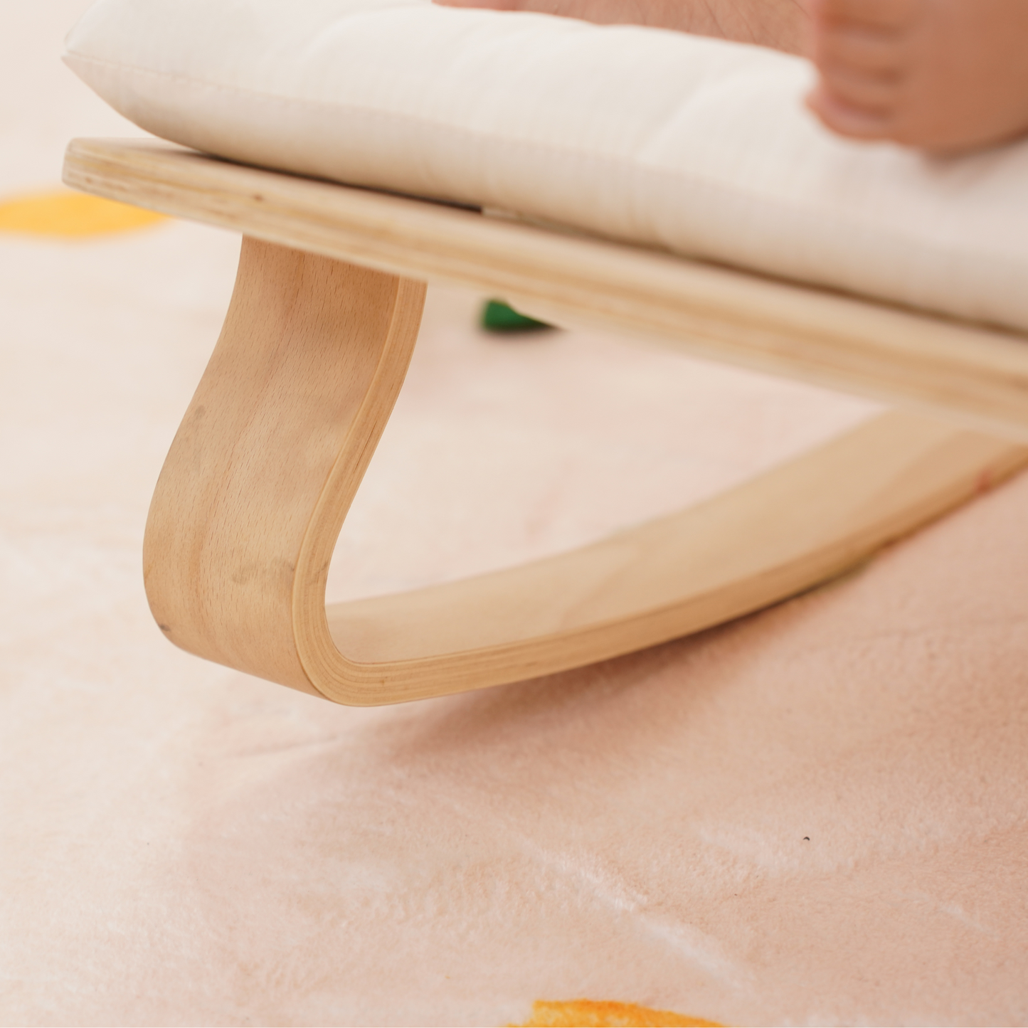 Avenlur Nest – Wooden Baby Rocker with Padded Seat