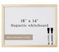 Magnetic Whiteboard 18x14 - Chickadees Wooden Toys
