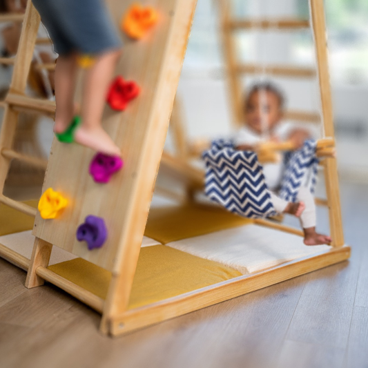 Large Indoor Playset Mat – Compatible with Magnolia & Chestnut Climbers - Chickadees Wooden Toys