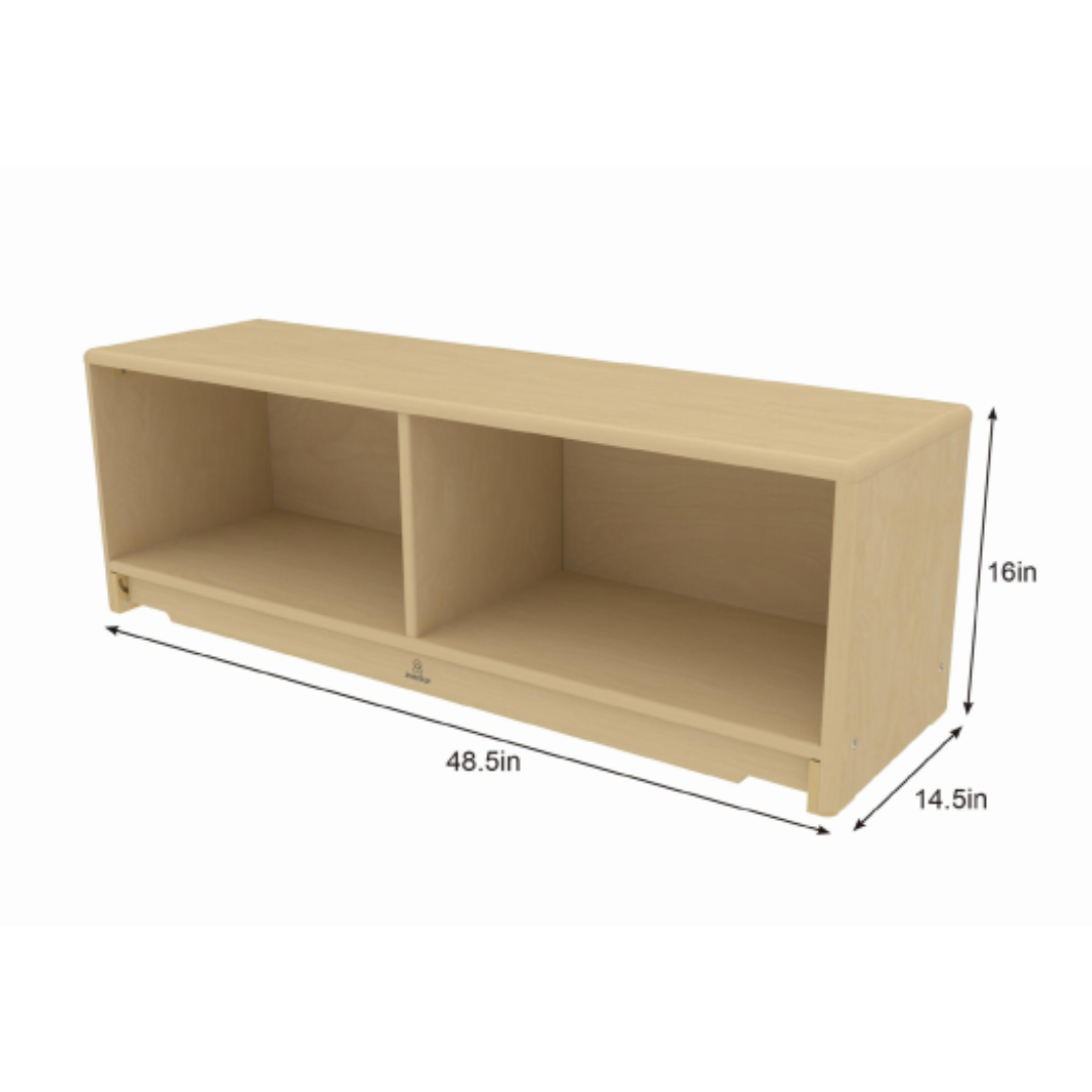 Montessori Classroom Shelf - 4' x 16" - Chickadees Wooden Toys