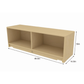 Montessori Classroom Shelf - 4' x 16" - Chickadees Wooden Toys