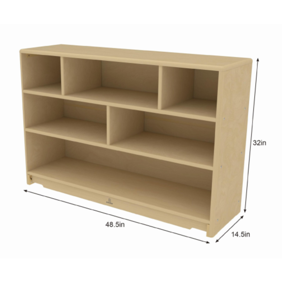 Montessori Classroom Shelf - 4' x 32" - Chickadees Wooden Toys