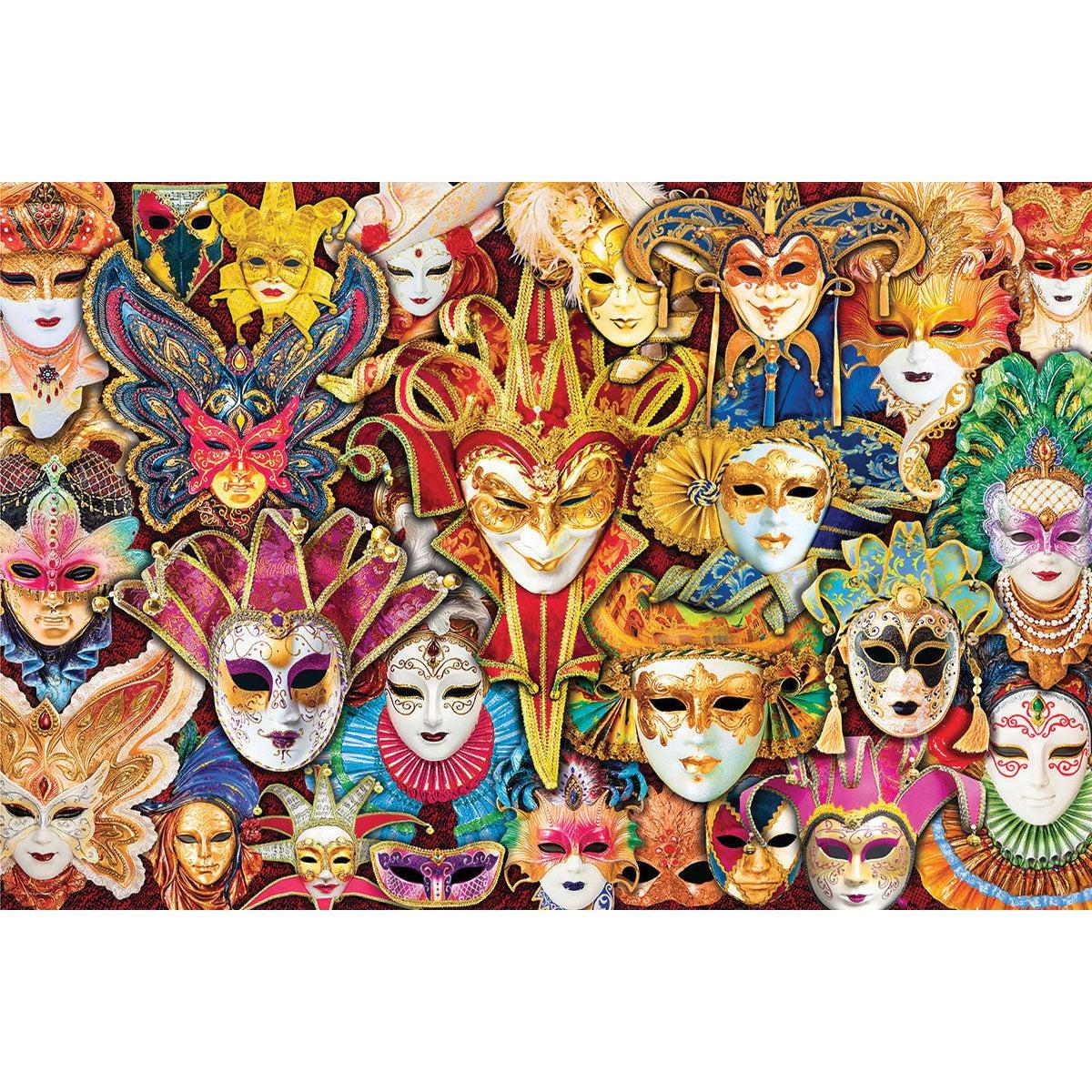 Venetian Masks 1000 Piece Jigsaw Puzzle Eurographics