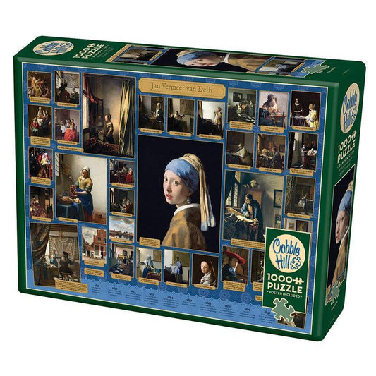 Vermeer Collage 1000 Piece Jigsaw Puzzle Cobble Hill