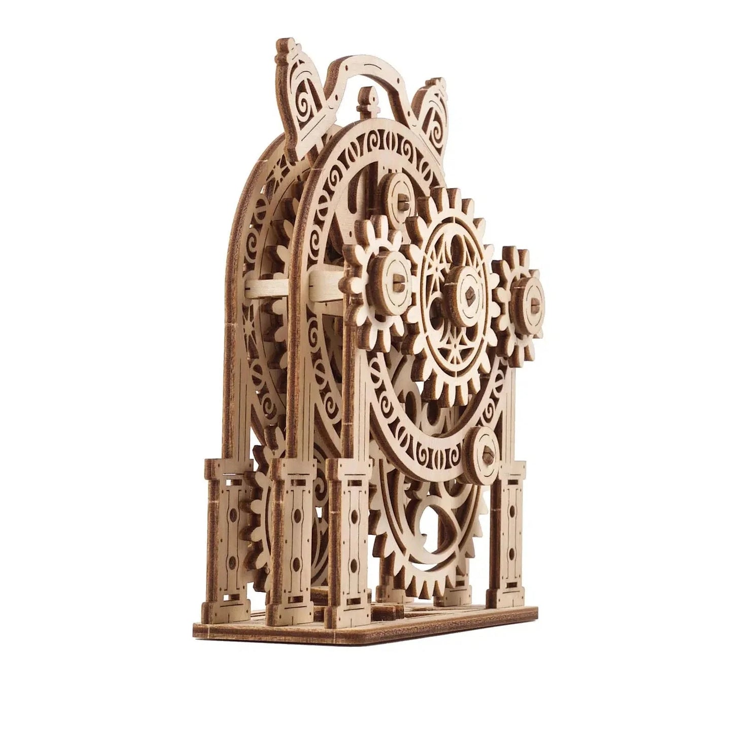 Vintage Alarm Clock 3D Wood Model Kit UGEARS