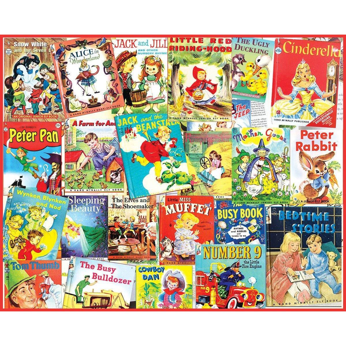 Vintage Fairy Tales 1000 Piece Jigsaw Puzzle White Mountain