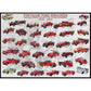 Vintage Fire Engines 1000 Piece Jigsaw Puzzle Eurographics