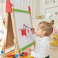 Tiny Land® 3-in-1 Art Easel & Paper Roll Set - Chickadees Wooden Toys