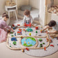 Tiny Land® Wooden Train Set for Children