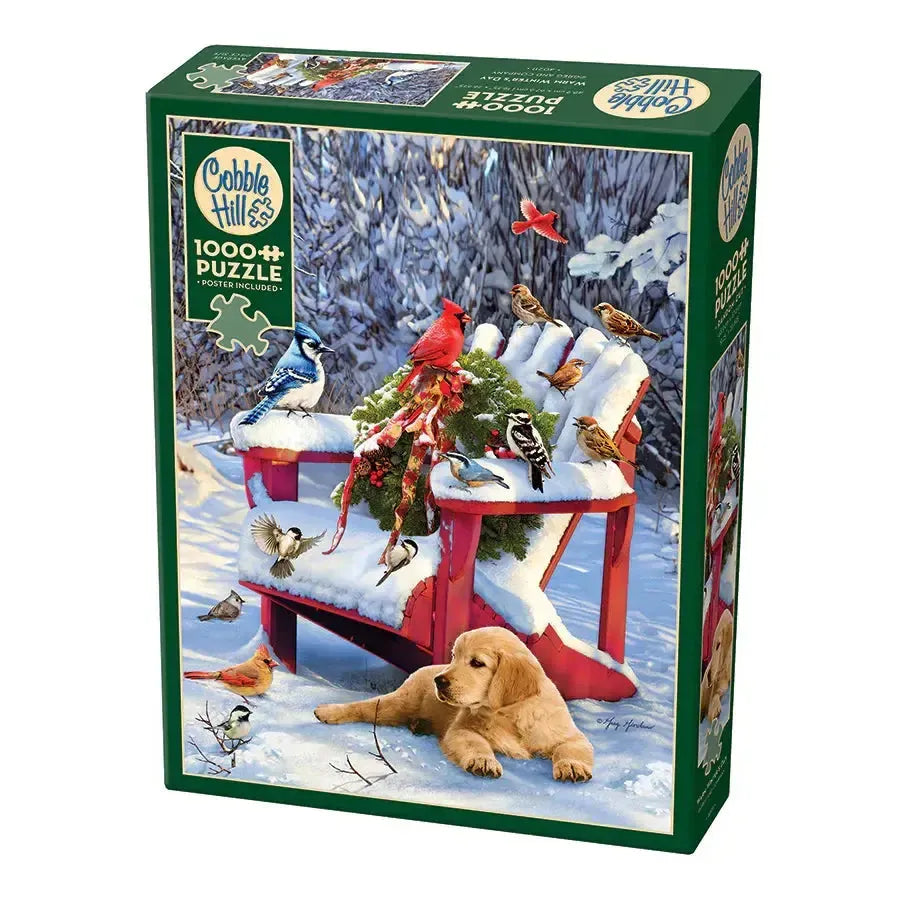 Warm Winter's Day 1000 Piece Jigsaw Puzzle Cobble Hill