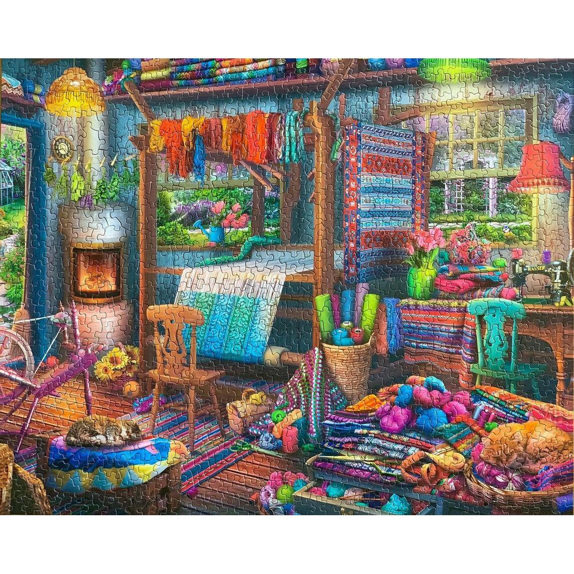 Weaver's Cottage 1000 Piece Jigsaw Puzzle Springbok