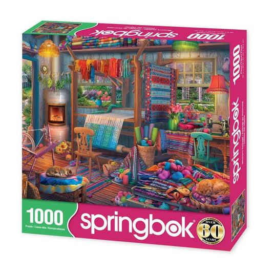 Weaver's Cottage 1000 Piece Jigsaw Puzzle Springbok
