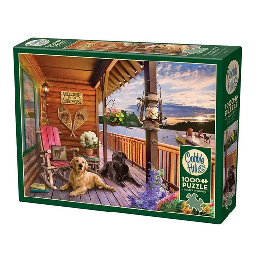 Welcome to the Lake House 1000 Piece Jigsaw Puzzle Cobble Hill