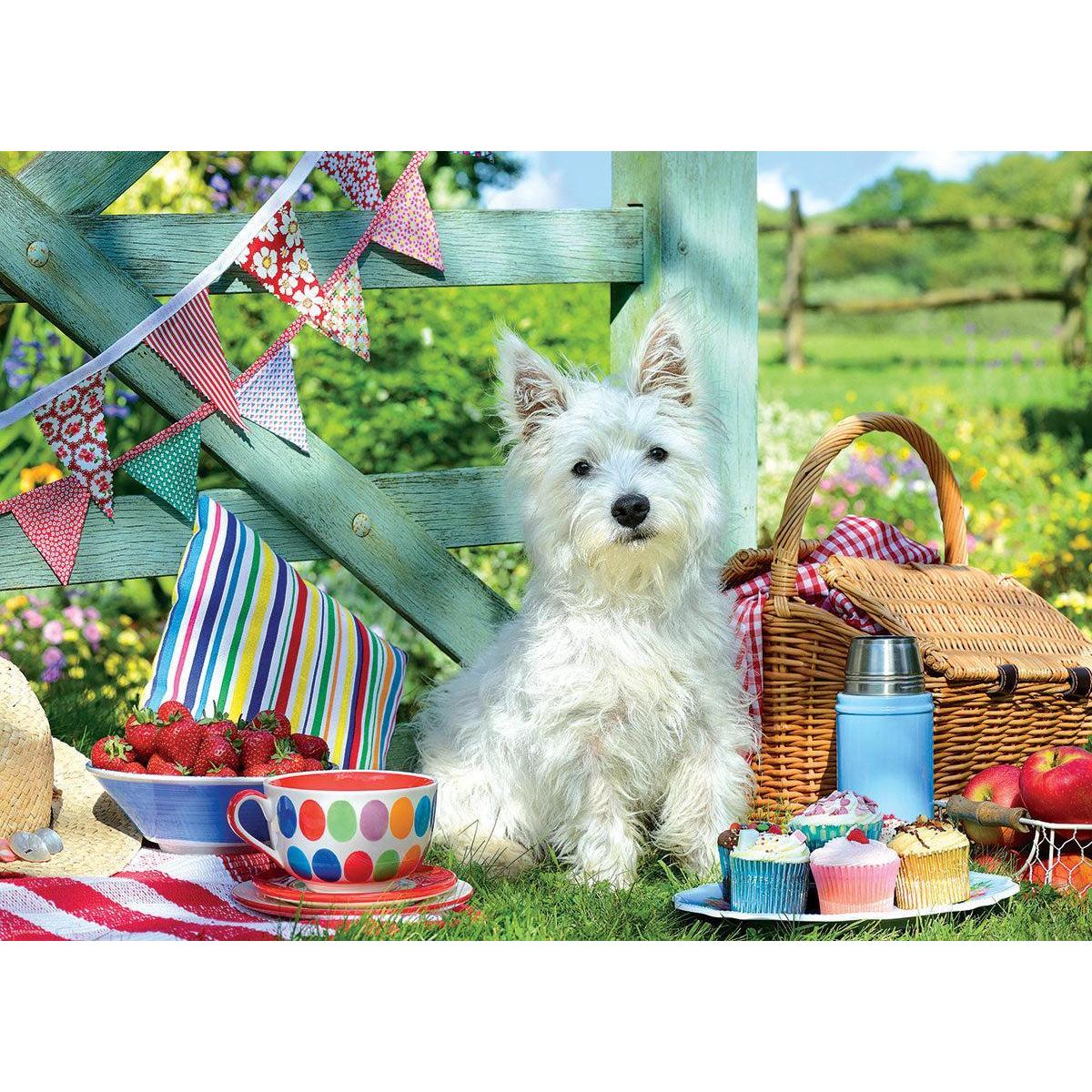 Westie Dog Picnic 500 Piece Jigsaw Puzzle Eurographics