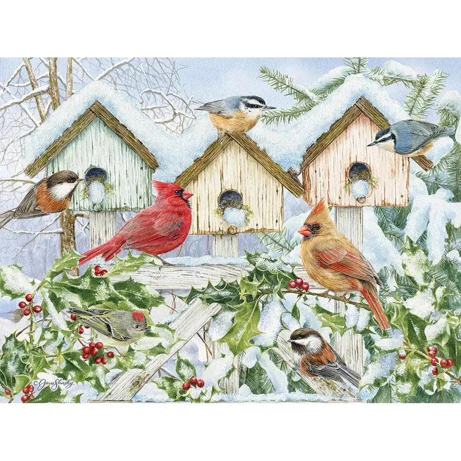 Winter Chorus 275 Large Piece Jigsaw Puzzle Cobble Hill