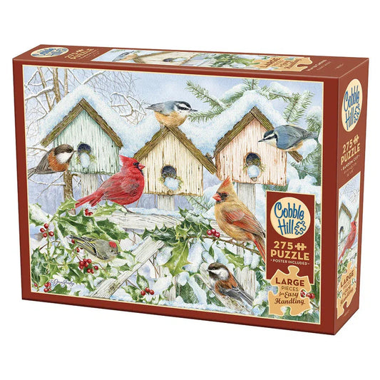 Winter Chorus 275 Large Piece Jigsaw Puzzle Cobble Hill