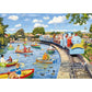 Wish You Were Here Set of 4 500 Piece Jigsaw Puzzles Gibsons
