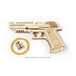 Wolf-01 Handgun 3D Wood Model Kit UGEARS