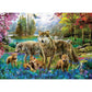 Wolf Lake Fantasy 500 Piece Jigsaw Puzzle Eurographics