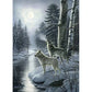 Wolves by Moonlight 1000 Piece Jigsaw Puzzle Cobble Hill