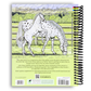 Wonderful World of Horses Coloring Book (Spiral Bound)