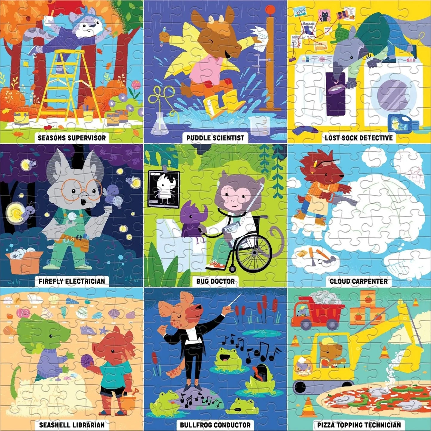 Wondrous Jobs 300 Piece Jigsaw Puzzle Mudpuppy