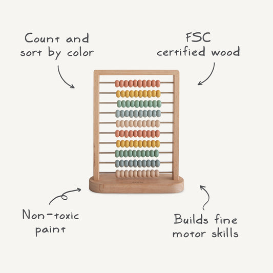 Wooden Abacus - Chickadees Wooden Toys