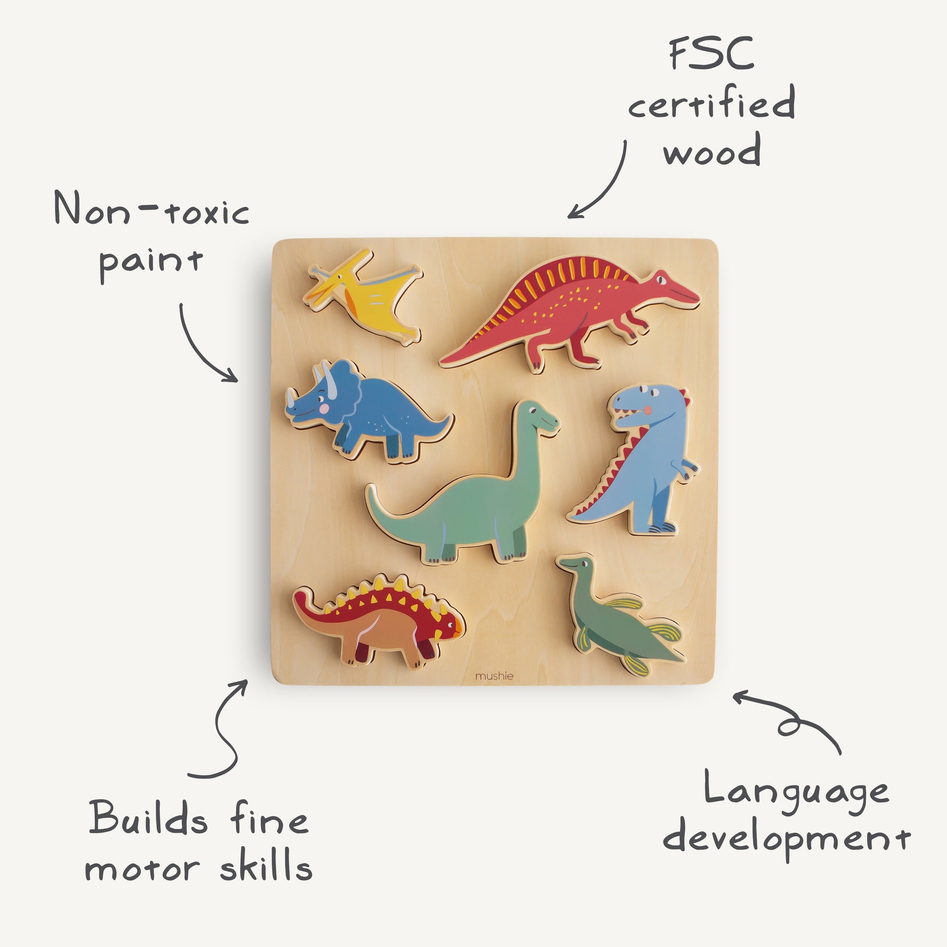 Wooden Puzzle - Chickadees Wooden Toys