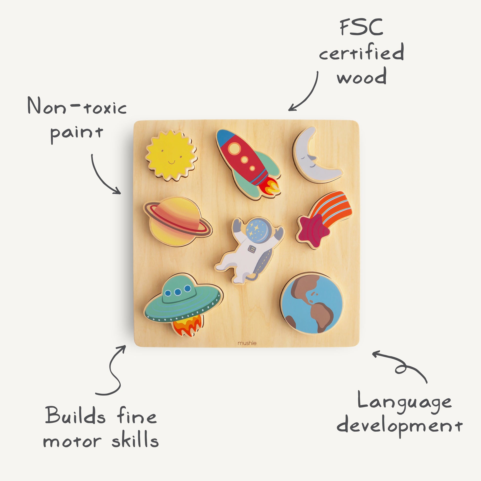 Wooden Puzzle - Chickadees Wooden Toys