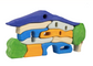 Wooden puzzle house "Summer House"