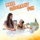 World GeoPuzzle 68 Piece Jigsaw Puzzle Geotoys