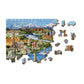 World Landmarks 300 Piece Wood Jigsaw Puzzle Wooden City