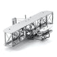 Wright Brothers Airplane 3D Steel Model Kit Metal Earth