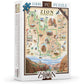 Zion National Park 1000 Piece Jigsaw Puzzle Xplorer Maps
