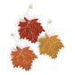 Wool Felt Maple Leaves