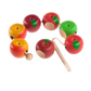 Wooden Apples 4 sorts Lacing Toy
