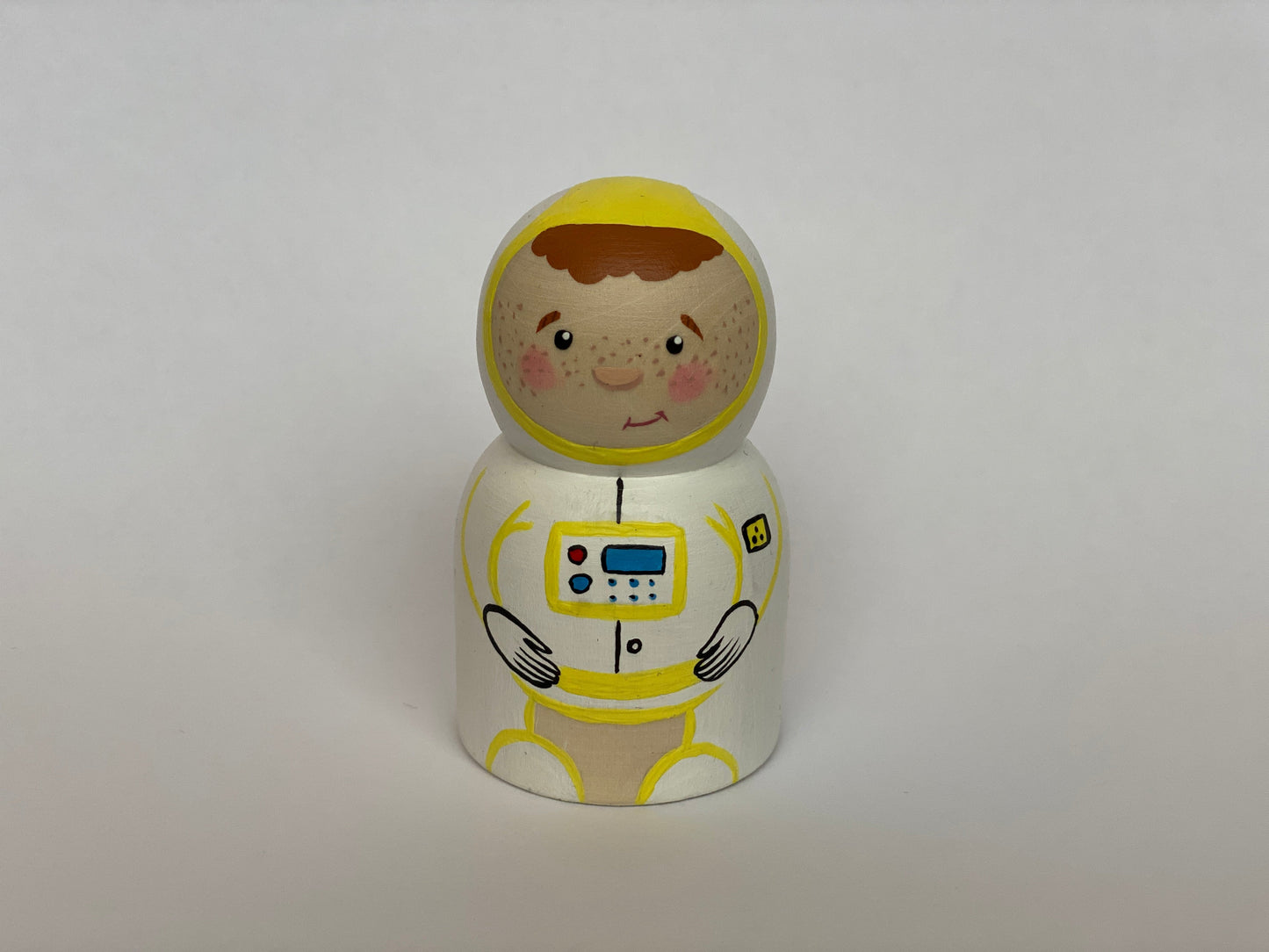 Handmade Wooden Rocket Astronaut