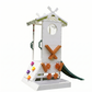 Aloe Wooden Outdoor Playhouse for Toddlers | Slide, Water Wheel Station, Steering Wheel & Sandbox