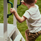 Aloe Wooden Outdoor Playhouse – Slide, Water Wheel Station & Steering Wheel for Toddlers