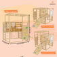 Alpine | Adjustable Indoor Jungle Gym with Slide, Climbing Wall & Monkey Bars - Chickadees Wooden Toys
