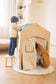 Ash Kids Play Tent & Desk Set | Adjustable Wooden Learning Tent with Desk, Chair & Chalkboard