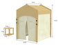 Ash Kids Play Tent & Desk Set | Adjustable Wooden Learning Tent with Desk, Chair & Chalkboard