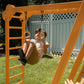 Chestnut | 8-in-1 Foldable Wooden Jungle Gym for Toddlers, Indoor or Outdoor