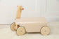 Kids Toddler Wooden Ride-On Toy with Wheels and Walker