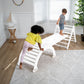 Hazel | Foldable Pikler Triangle with Slide & Rocker - Chickadees Wooden Toys