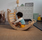 Hazel | Pikler Triangle, Slide & Rocker Set - Natural