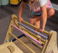 Hazel | Foldable Pikler Triangle with Slide & Rocker - Chickadees Wooden Toys