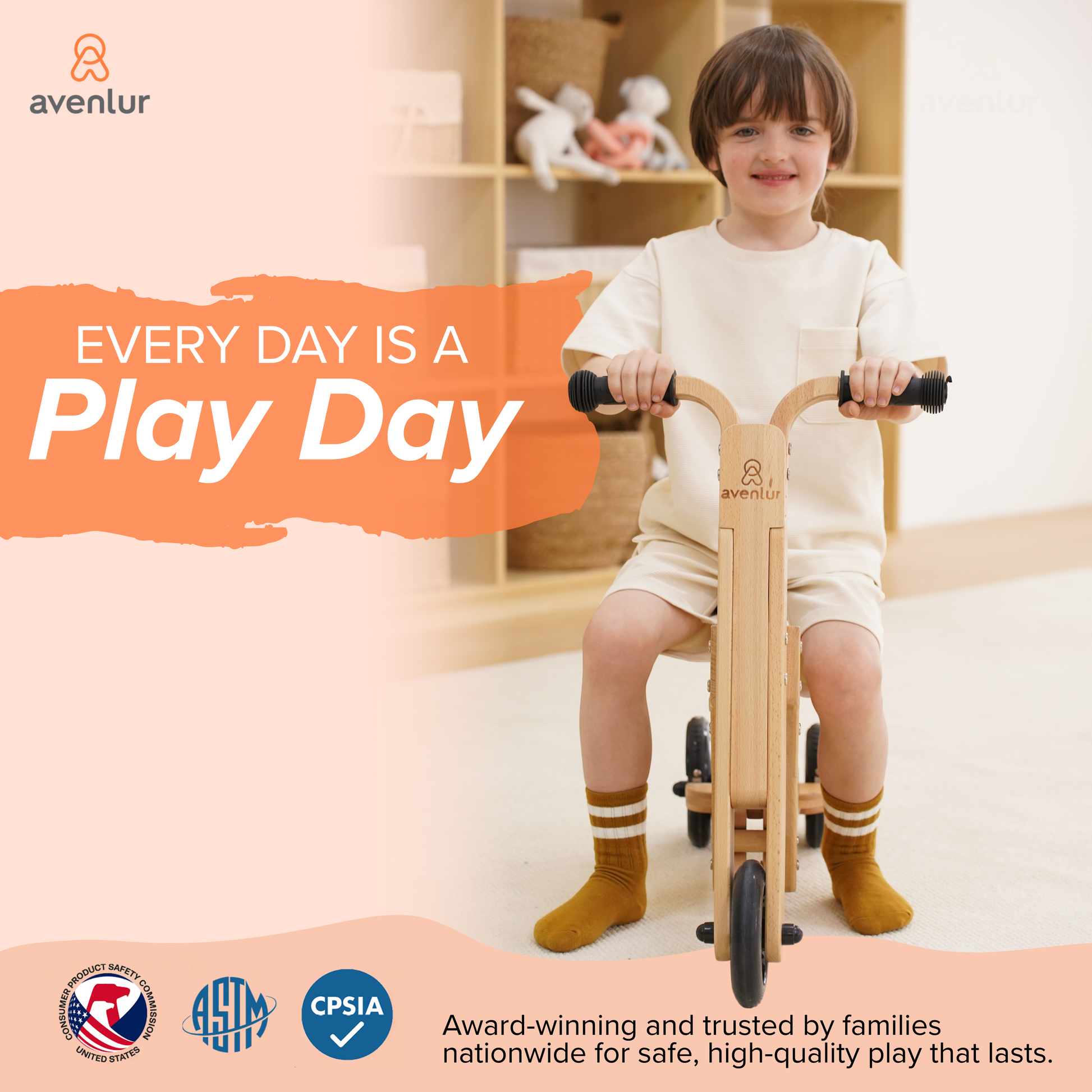 Juneberry | 2-in-1 Wooden Toddler Scooter and Ride-On Toy, Converts Without Tools - Chickadees Wooden Toys