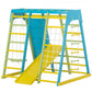 Magnolia | Indoor Wooden Jungle Gym with Monkey Bars, Rock Wall & Swing - Chickadees Wooden Toys