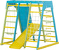 Magnolia | Indoor Wooden Jungle Gym with Monkey Bars, Rock Wall & Swing - Chickadees Wooden Toys